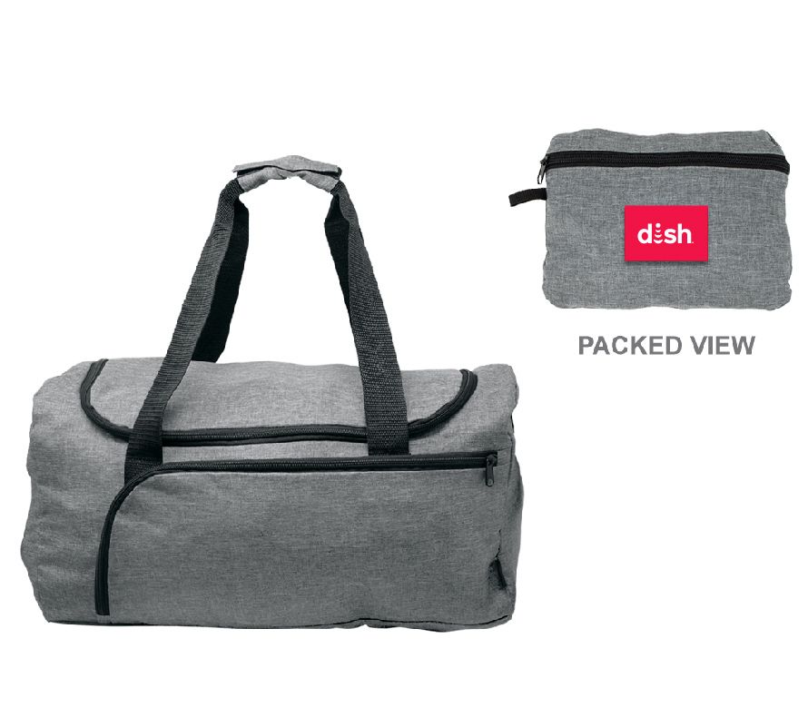 Packable Duffel with Dish Logo