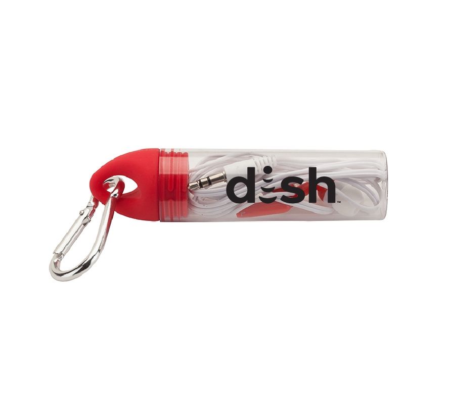 Stereo Earbuds with Dish Logo