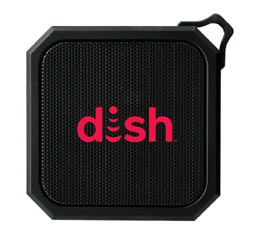 Blackwater Outdoor Waterproof Bluetooth Speaker with Dish Logo