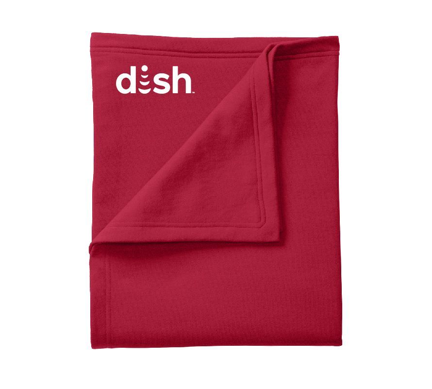 Core Fleece Sweatshirt Blanket with Dish Logo