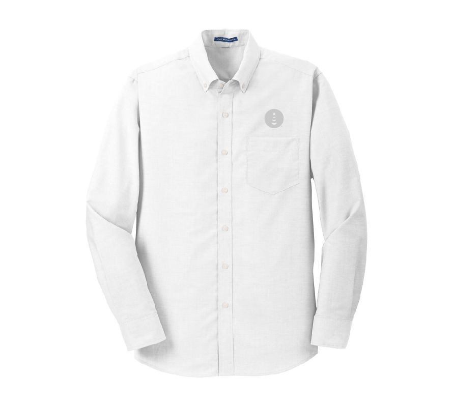 Port Authority Men's SuperPro Oxford Shirt with Enterprise Logo