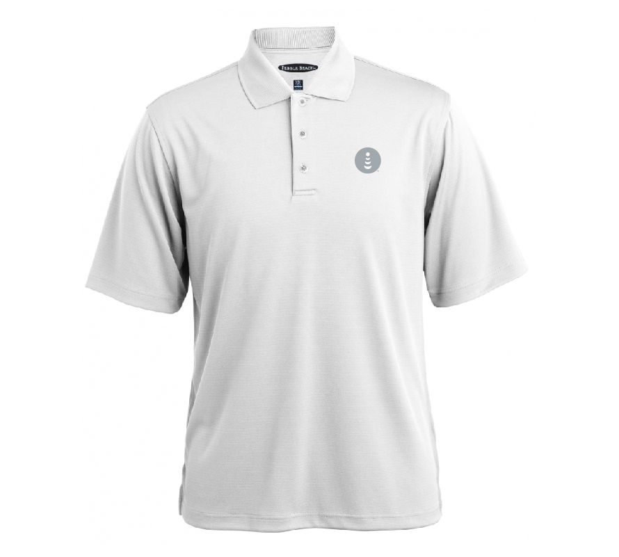 Pebble Beach Horizontal Textured Polo with Enterprise Logo