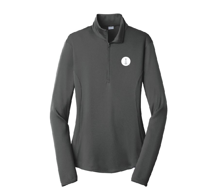 Ladies PosiCharge 1/4-Zip Pullover with Enterprise Logo