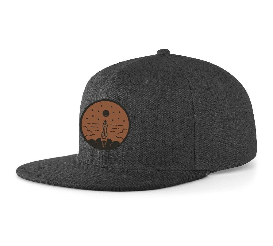 Vintage Rocket Launch Snapback with Enterprise Logo