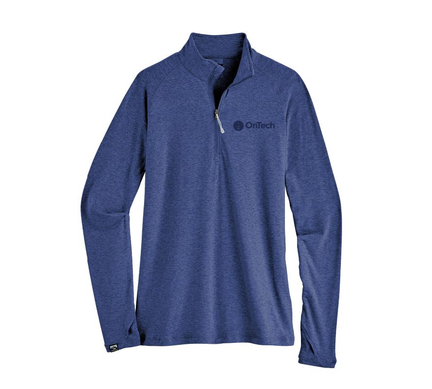 Storm Creek Ladies Pacesetter 1/4 Zip with OnTech Logo