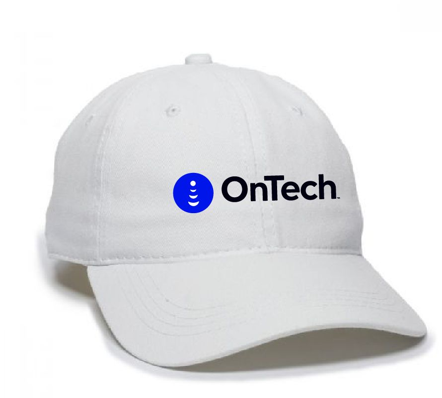 Garment Washed Cotton Twill Cap with OnTech Logo