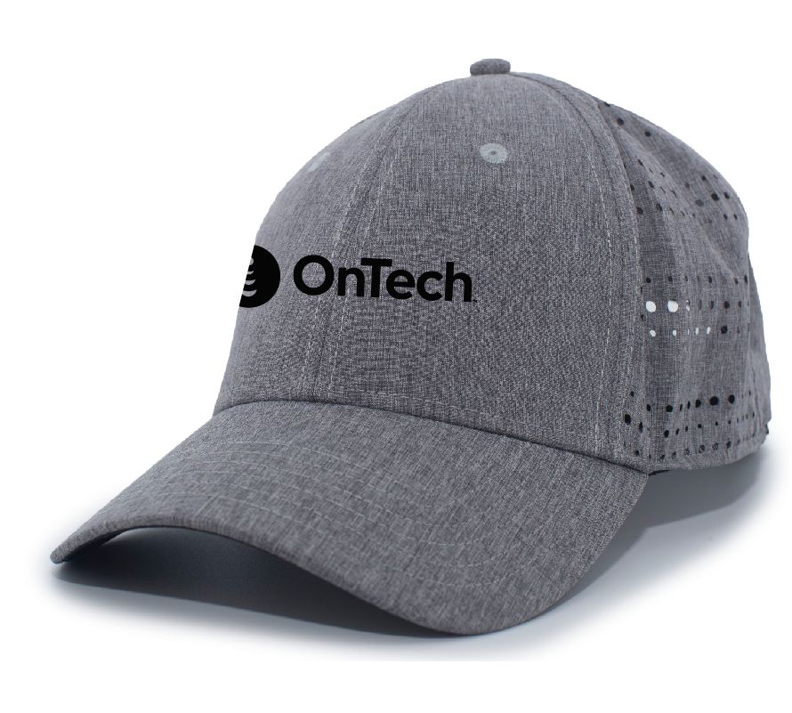 Perforated Hook and Loop Adjustable Cap with OnTech Logo