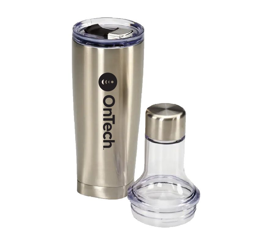 Duo Copper Vacuum Bottle & Tumbler 22 oz. with OnTech Logo