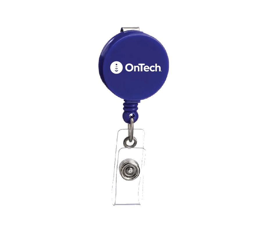 Round Badge Holder with OnTech Logo