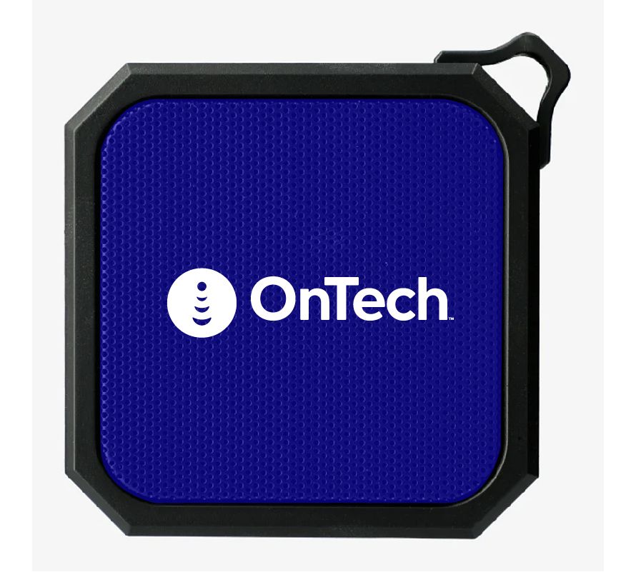 Blackwater Outdoor Waterproof Bluetooth Speaker with OnTech Logo