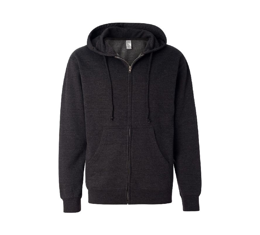 Midweight Full-Zip Hooded Sweatshirt