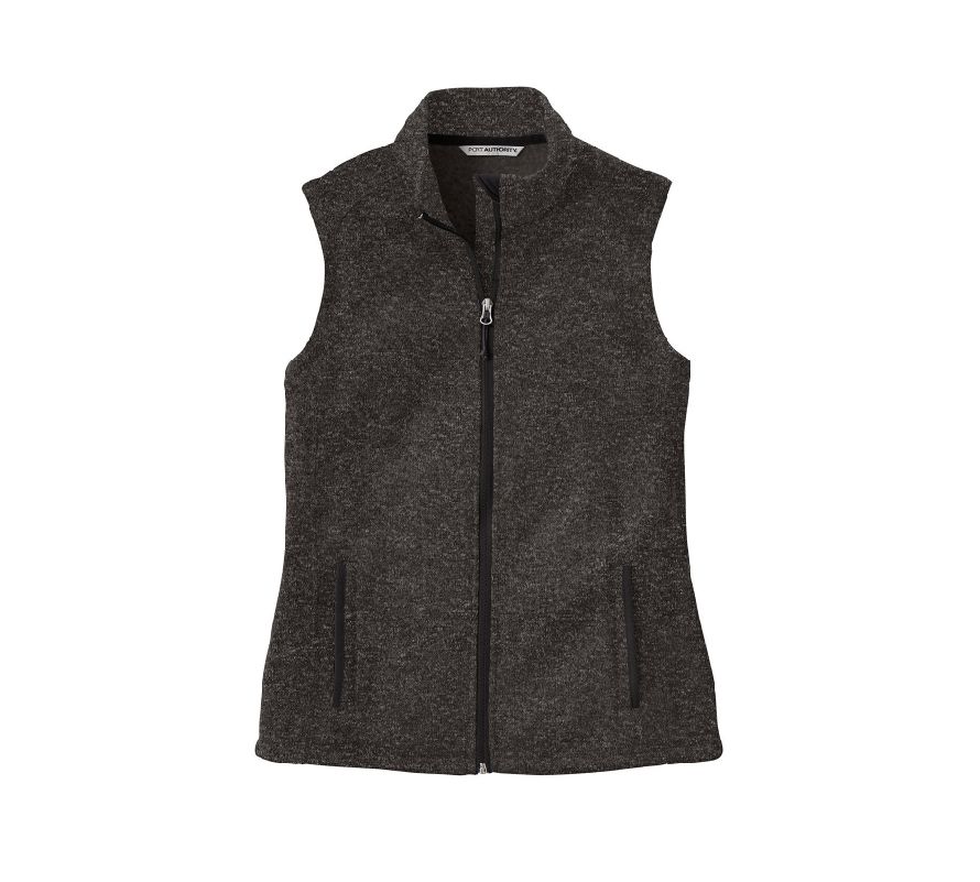 Ladies Sweater Fleece Vest