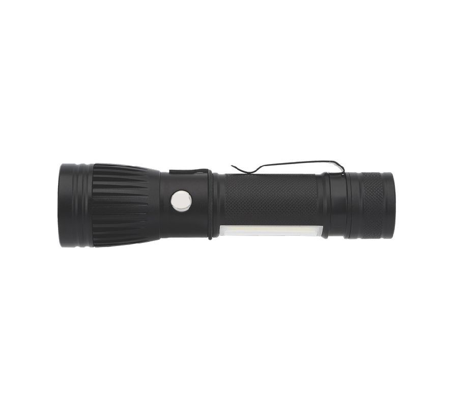 Channel LED / COB Rechargeable Flashlight