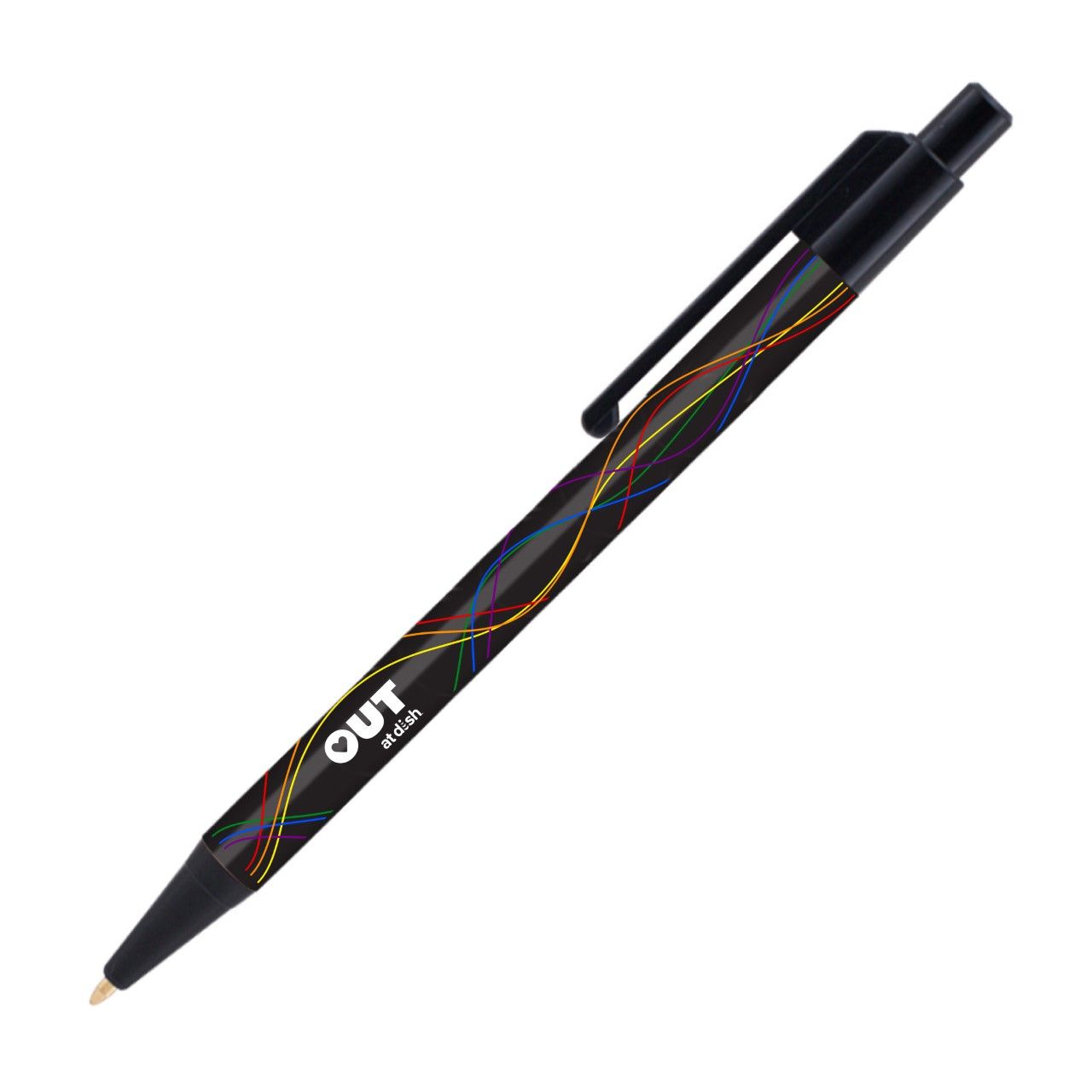 Colorama Pen with Out at DISH logo