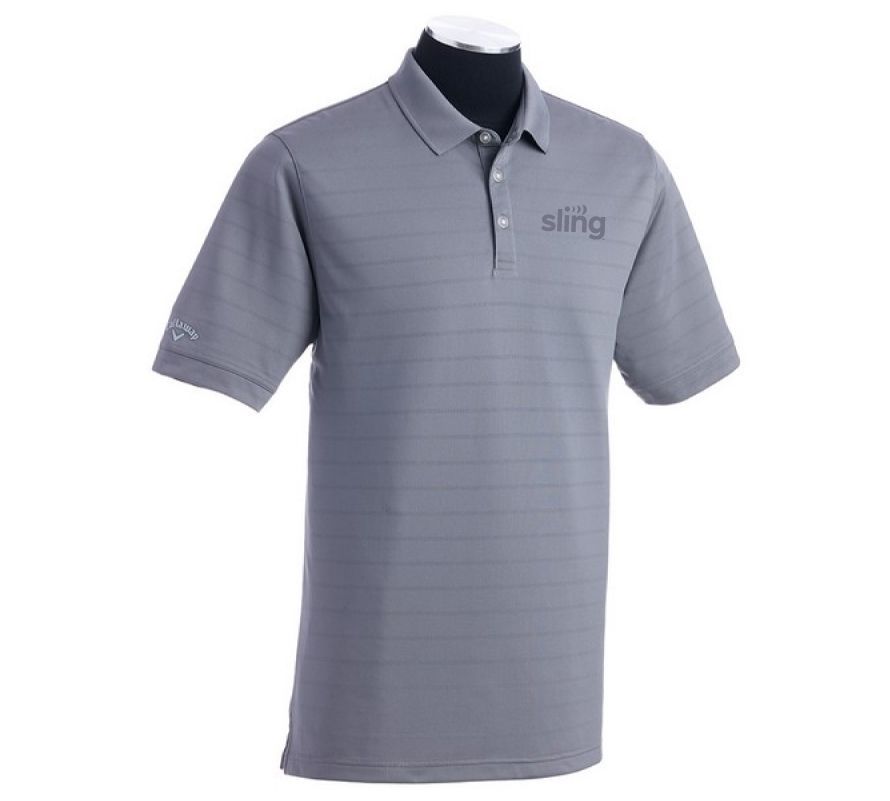 Callaway Men's Ventilated Polo with Sling Logo