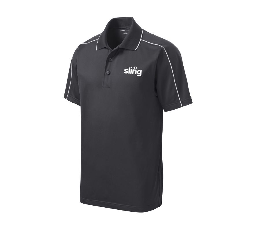 Micropique Sport-Wick Piped Polo with Sling Logo