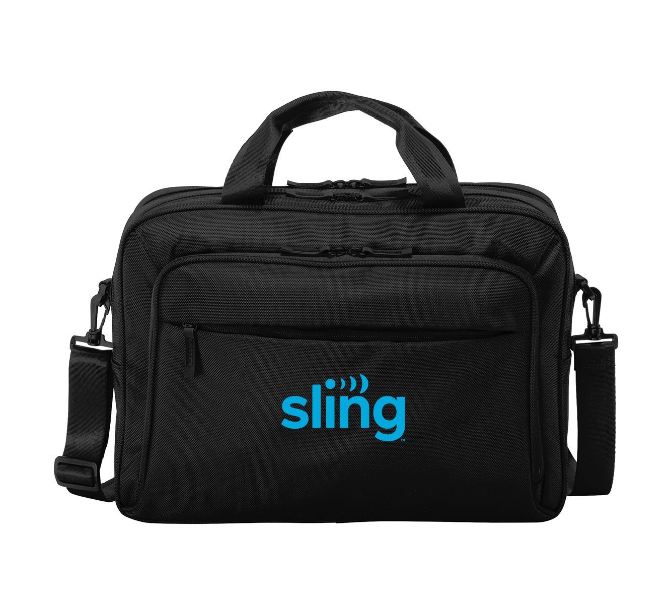 Exec Briefcase with Sling Logo
