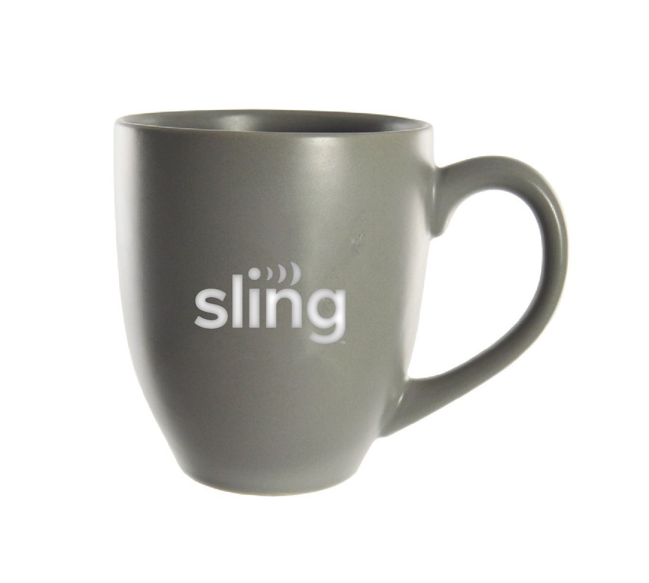 15 oz. Ceramic Bistro Coffee Mug with Sling Logo