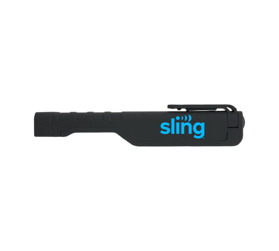 Pocket Work Flashlight with Sling Logo