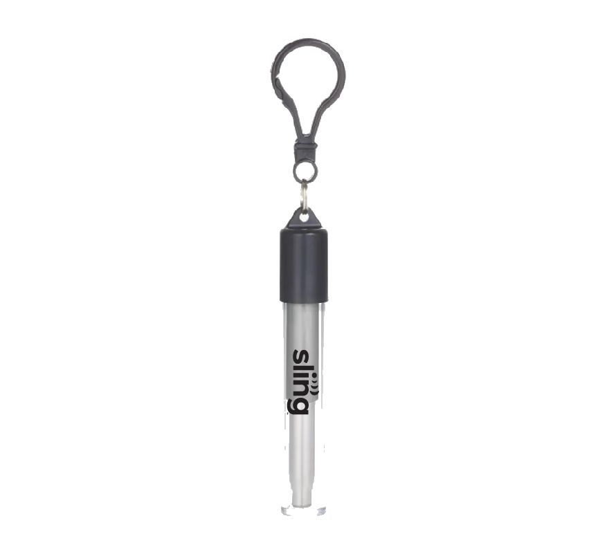 Reusable Stretchable Straw with Sling Logo