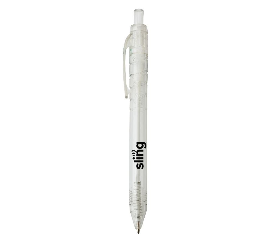 Eco Ballpoint Pen with Sling Logo
