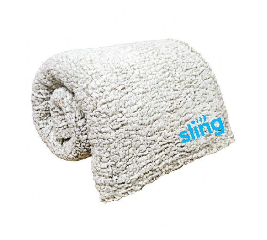 Epic Sherpa Blanket with Sling Logo