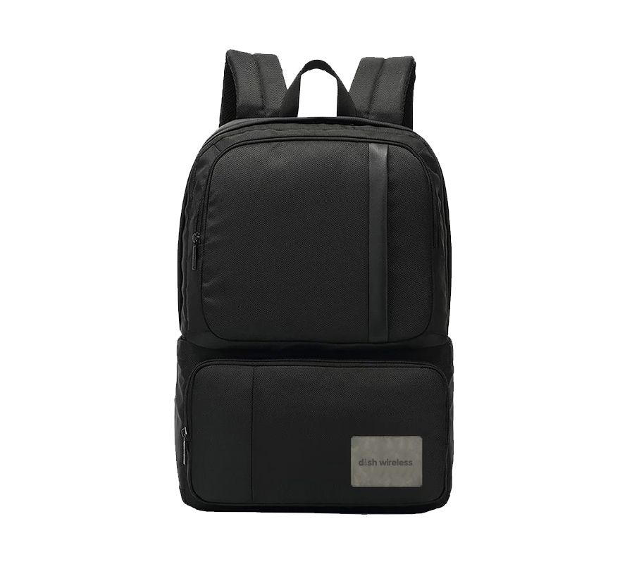 Canyon RPET Backpack with Dish Wireless Logo